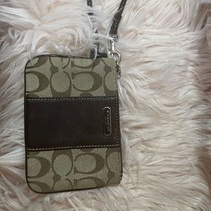 Authentic Coach Wristlet